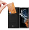 Dux Ducis - Geschikt voor Samsung Galaxy S23 Ultra - Slim bookcase hoesje - Zwart