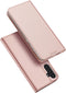 Dux Ducis - Geschikt voor Samsung Galaxy S24 - Slim bookcase hoesje - Rose Goud