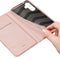 Dux Ducis - Geschikt voor Samsung Galaxy S24 - Slim bookcase hoesje - Rose Goud