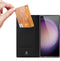 Dux Ducis - Geschikt voor Samsung Galaxy S24 Ultra - Slim bookcase hoesje - Zwart