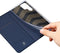 Dux Ducis - Geschikt voor Samsung Galaxy S24 Ultra - Slim bookcase hoesje - Donkerblauw