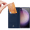 Dux Ducis - Geschikt voor Samsung Galaxy S24 Ultra - Slim bookcase hoesje - Donkerblauw