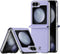 Dux Ducis Geschikt voor Samsung Galaxy Z Flip6 Leren hoes - backcover - Paars