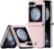 Dux Ducis Geschikt voor Samsung Galaxy Z Flip6 Leren hoes - backcover - Roze