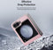 Dux Ducis Geschikt voor Samsung Galaxy Z Flip6 Leren hoes - backcover - Roze