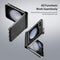 Dux Ducis Geschikt voor Samsung Galaxy Z Flip6 Leren hoes - backcover - Zwart