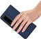 Dux Ducis - Geschikt voor Sony Xperia 1 V - Slim bookcase hoesje - Donkerblauw