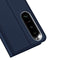 Dux Ducis - Geschikt voor Sony Xperia 1 V - Slim bookcase hoesje - Donkerblauw