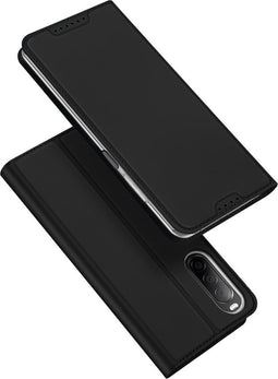 Dux Ducis - Geschikt voor Sony Xperia 10 V - Slim bookcase hoesje - Zwart