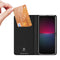 Dux Ducis - Geschikt voor Sony Xperia 10 V - Slim bookcase hoesje - Zwart