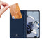 Dux Ducis - Geschikt voor Xiaomi 12T / Geschikt voor Xiaomi 12T Pro - Slim bookcase hoesje - Donkerblauw