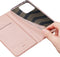 Dux Ducis - Geschikt voor Xiaomi 13 Pro - Slim bookcase hoesje - Rose Goud