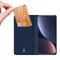Dux Ducis - Geschikt voor Xiaomi 13 - Slim bookcase hoesje - Donkerblauw