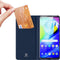 Dux Ducis Hoesje Met Pasjeshouder Geschikt voor Motorola Moto G8 Power - Dux Ducis Slim Softcase Bookcase - Donkerblauw
