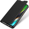 Dux Ducis Hoesje Met Pasjeshouder Geschikt voor Motorola Moto G9 Plus - Dux Ducis Slim Softcase Bookcase - Zwart