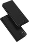 Dux Ducis Hoesje Met Pasjeshouder Geschikt voor Nokia C2 2nd Edition - Dux Ducis Slim Softcase Bookcase - Zwart