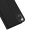 Dux Ducis Hoesje Met Pasjeshouder Geschikt voor Nokia C2 2nd Edition - Dux Ducis Slim Softcase Bookcase - Zwart