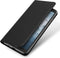 Dux Ducis Hoesje Met Pasjeshouder Geschikt voor Nokia C2 2nd Edition - Dux Ducis Slim Softcase Bookcase - Zwart