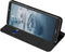 Dux Ducis Hoesje Met Pasjeshouder Geschikt voor Nokia C2 2nd Edition - Dux Ducis Slim Softcase Bookcase - Zwart