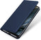 Dux Ducis Hoesje Met Pasjeshouder Geschikt voor Nokia G11 Plus - Dux Ducis Slim Softcase Bookcase - Donkerblauw
