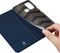 Dux Ducis Hoesje Met Pasjeshouder Geschikt voor Nokia G11 Plus - Dux Ducis Slim Softcase Bookcase - Donkerblauw