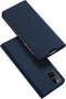 Dux Ducis Hoesje Met Pasjeshouder Geschikt voor Samsung Galaxy M31s - Dux Ducis Slim Softcase Bookcase - Donkerblauw