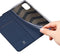 Dux Ducis Hoesje Met Pasjeshouder Geschikt voor Samsung Galaxy M31s - Dux Ducis Slim Softcase Bookcase - Donkerblauw