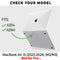 Dux Ducis MacBook Air 15 inch M2/M3 (2023-2024) Armor cover hoes - case - Transparant