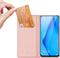 Dux Ducis pro serie - slim wallet hoes - Geschikt voor Huawei P40 Lite - Rose Goud