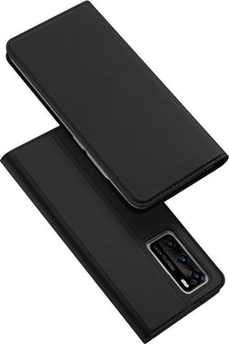 Dux Ducis pro serie - slim wallet hoes - Geschikt voor Huawei P40 - Zwart