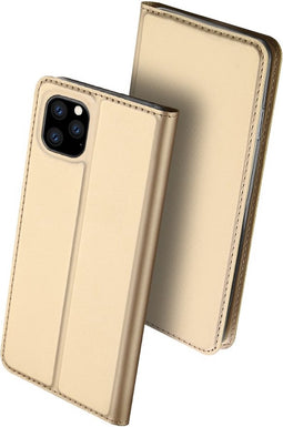 Dux Ducis - pro serie slim wallet hoes - Geschikt voor iPhone 11 Pro - Goud
