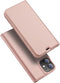 Dux Ducis - Pro serie slim wallet hoes - Geschikt voor iPhone 12 Mini - Rose Goud