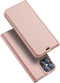 Dux Ducis - Pro serie slim wallet hoes - Geschikt voor iPhone 12 Pro Max - Rose Goud