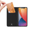 Dux Ducis - Pro serie slim wallet hoes - Geschikt voor iPhone 12 Pro Max - Zwart