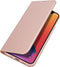 Dux Ducis - Pro serie slim wallet hoes - Geschikt voor iPhone 12 / Geschikt voor iPhone 12 Pro - Rose Goud
