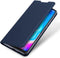 Dux Ducis Pro Serie - slim wallet hoes - Geschikt voor Motorola Moto G9 Play - Blauw