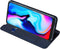 Dux Ducis Pro Serie - slim wallet hoes - Geschikt voor Motorola Moto G9 Play - Blauw