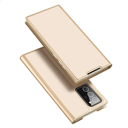 Dux Ducis - pro serie slim wallet hoes - Geschikt voor Samsung Galaxy Note 20 - Goud
