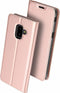 Dux Ducis pro serie - slim wallet hoes - Geschikt voor Samsung Galaxy J6 Plus 2018 - roze / goud
