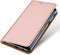 Dux Ducis pro serie - slim wallet hoes - Geschikt voor Samsung Galaxy J6 Plus 2018 - roze / goud