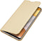 Dux Ducis - Pro Serie Slim wallet hoes - Geschikt voor Samsung Galaxy A42 - Goud