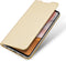 Dux Ducis - Pro Serie Slim wallet hoes -Geschikt voor Samsung Galaxy A72 - Goud