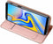 Dux Ducis pro serie - slim wallet hoes - Geschikt voor Samsung Galaxy J6 Plus 2018 - roze / goud