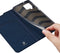 Dux Ducis - Pro Serie Slim wallet hoes - Geschikt voor Samsung Galaxy A12 - Blauw