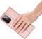 Dux Ducis - Pro Serie Slim wallet hoes -Geschikt voor Samsung Galaxy A72 - Rose Goud