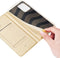 Dux Ducis - Pro Serie Slim wallet hoes -Geschikt voor Samsung Galaxy A72 - Goud