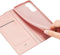 Dux Ducis - Pro Serie Slim wallet hoes - Geschikt voor Samsung Galaxy S21 Plus / S21+ - Rose Goud