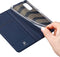 Dux Ducis pro serie - slim wallet hoes - Geschikt voor Sony Xperia 10 II - Blauw