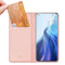 Dux Ducis - Pro Serie Slim wallet hoes - Geschikt voor Xiaomi Mi 11 - Roze Goud