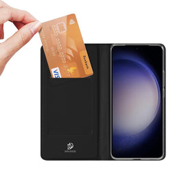 Dux Ducis - Samsung Galaxy S24 Plus - Slim bookcase hoesje - Zwart